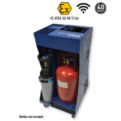 KOMPACT-ATEX-TOUCH, pump RS3D-EX 46 l/min, scale 35 kg