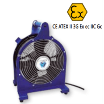 FAN-ATEX, 25m3/min., AC 230V-50/60 Hz.