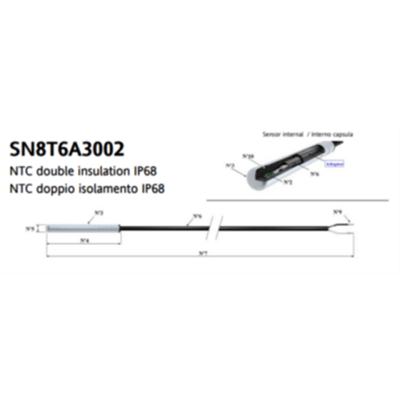 NTC 3MT 6x40 TPE STEEL IP68