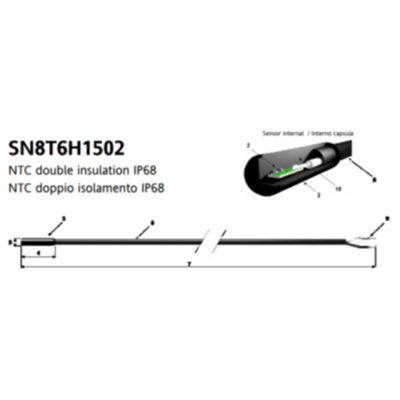 NTC 1.5MT 5x20 TPE IP68