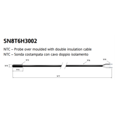 NTC 3MT 5x20 TPE IP68