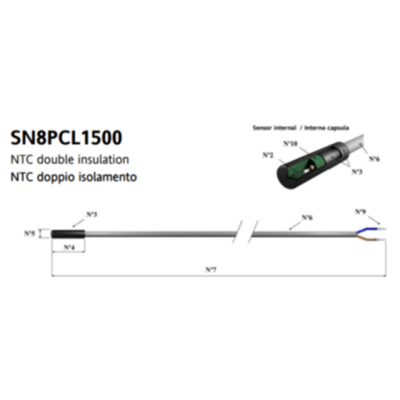 NTC 103AT-2 1.5M PVC ISOL.RINF.