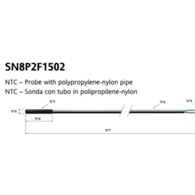 NTC (N), 4,7x27mm Plastik, 1,5m PVC - grau