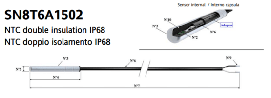 NTC 1.5MT 6x40 TPE STEEL IP68