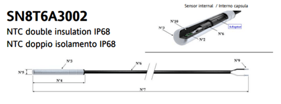 NTC 3MT 6x40 TPE STEEL IP68