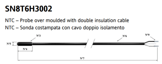 NTC 3MT 5x20 TPE IP68