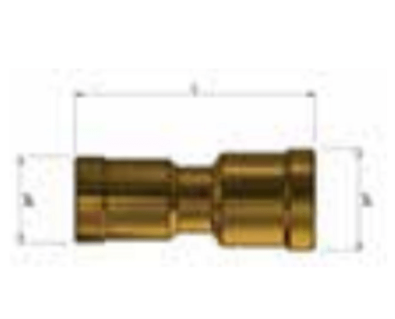 IPER-LINK/S/4-6, Kit 2 reduced linear couplings 1/4