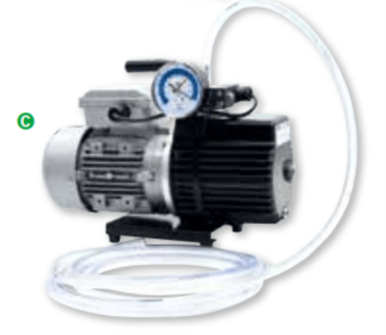 RS9DE/V-EX, 180 L/Min., with solenoid valve and vacuum gauge