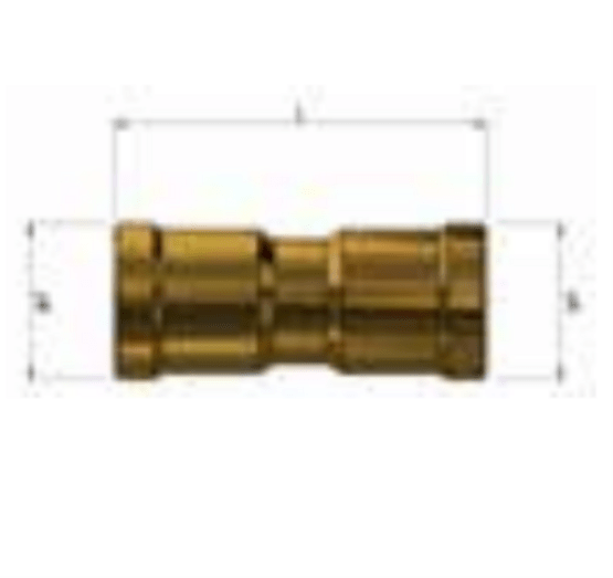 IPER-LINK/S/4-4, Kit 2 linear couplings 1/4