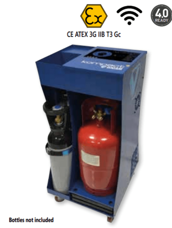 KOMPACT-ATEX-TOUCH/180, pump RS3D-EX 180 l/min, scale 35 kg